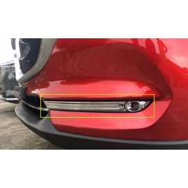 Хром накладки на передние противотуманки Mazda CX5 2018